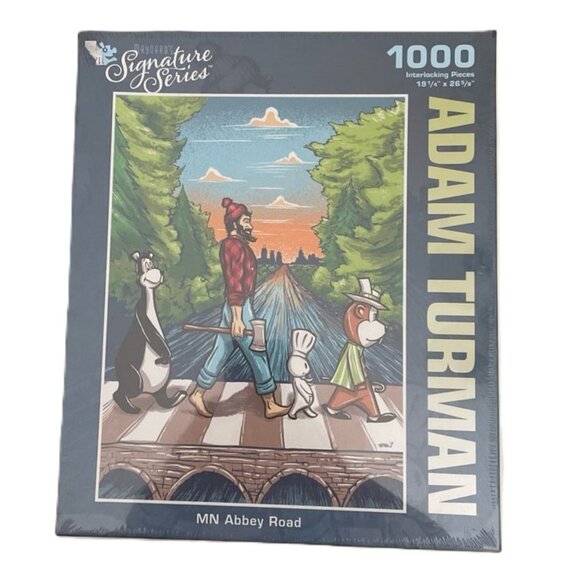 Adam Turman Jigsaw Puzzle. MN Abbey Road 1000 Interlocking Pieces Sealed - Picture 1 of 5